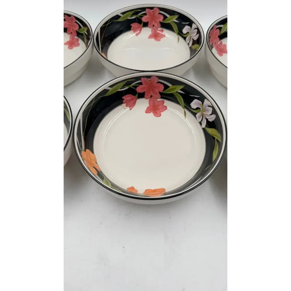 Set of 6 Vintage Sango Memories Cereal Soup Bowl Vintage 6.5